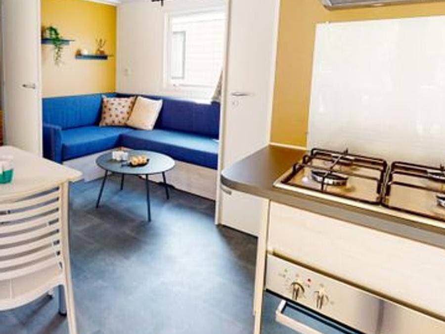 Foto 2 von 45: Camping Siblu Domaine de Kerlann - Funpass inclus - Mobilheim 8 personen - Essential 3ch 8p Signature ohne Klimaanlage