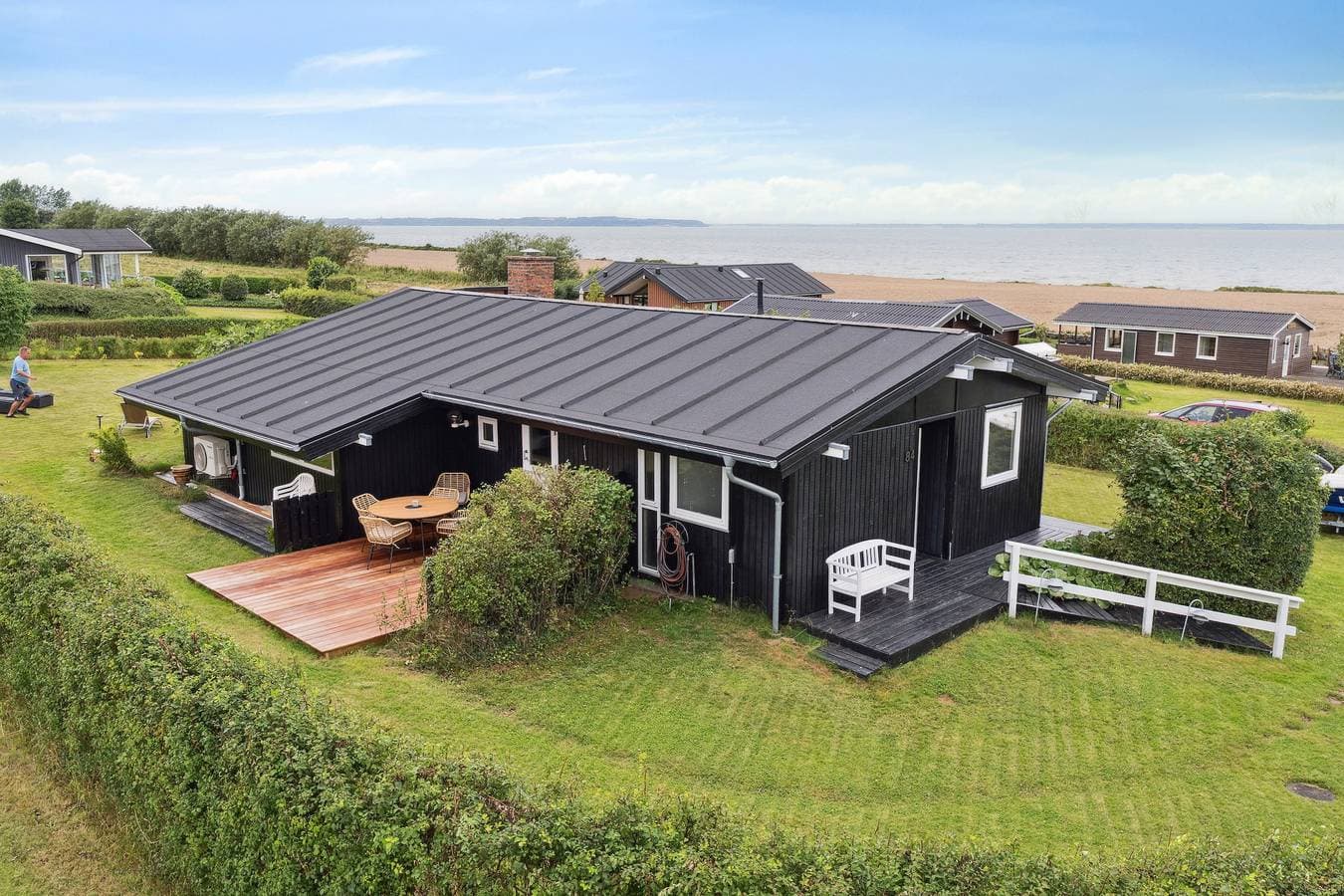 Ferienhaus am Skåstrup Strand mit Meerblick 1