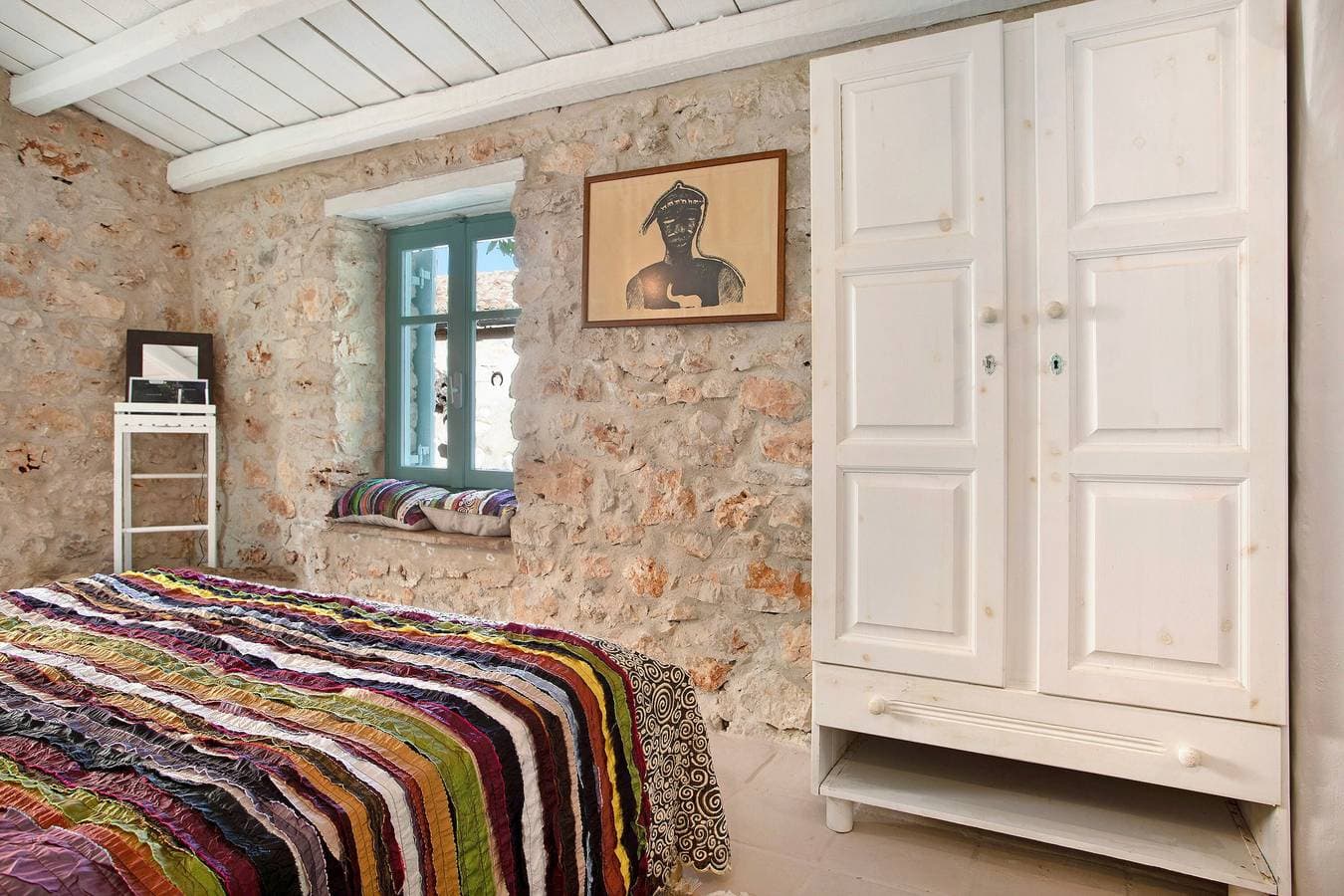 Foto 11 von 25: Griechisches Steinhaus 'Sira Stonehouse 2' mit Meerblick, WLAN und Klimaanlage