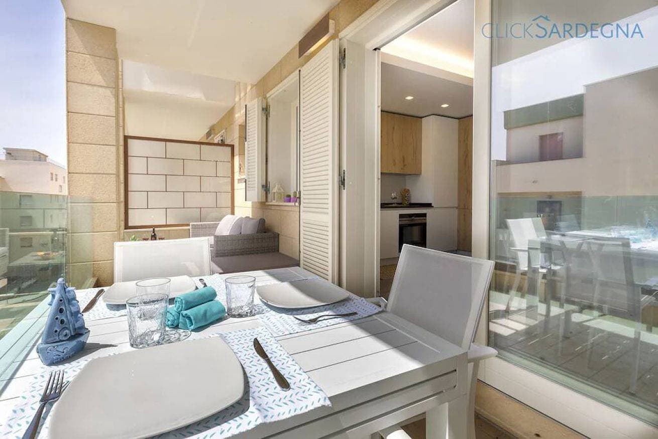 Foto 5 von 48: Ferienwohnung für 4 Personen mit Balkon/Terrasse