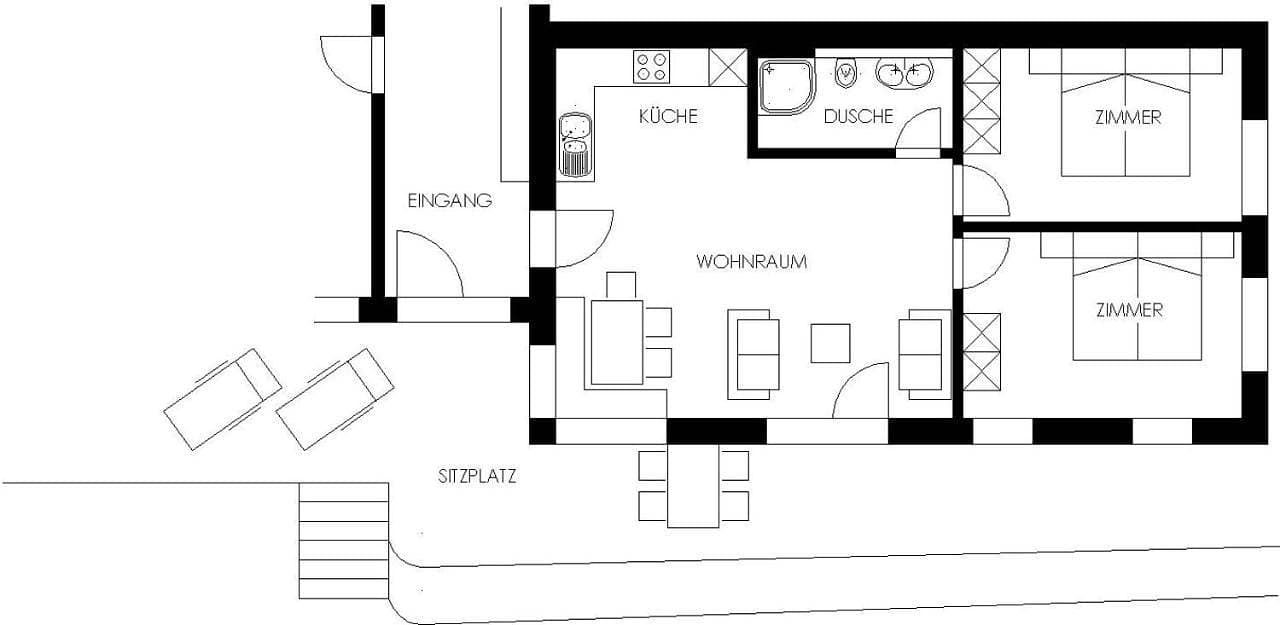 Foto 12 von 18: Two-Bedroom Apartment