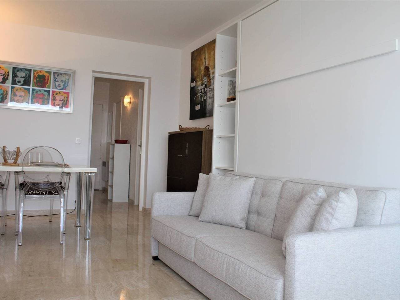 Ruhiges, klimatisiertes und gut ausgestattetes Studio mit Meerblick-Terrasse - 2 Betten 1