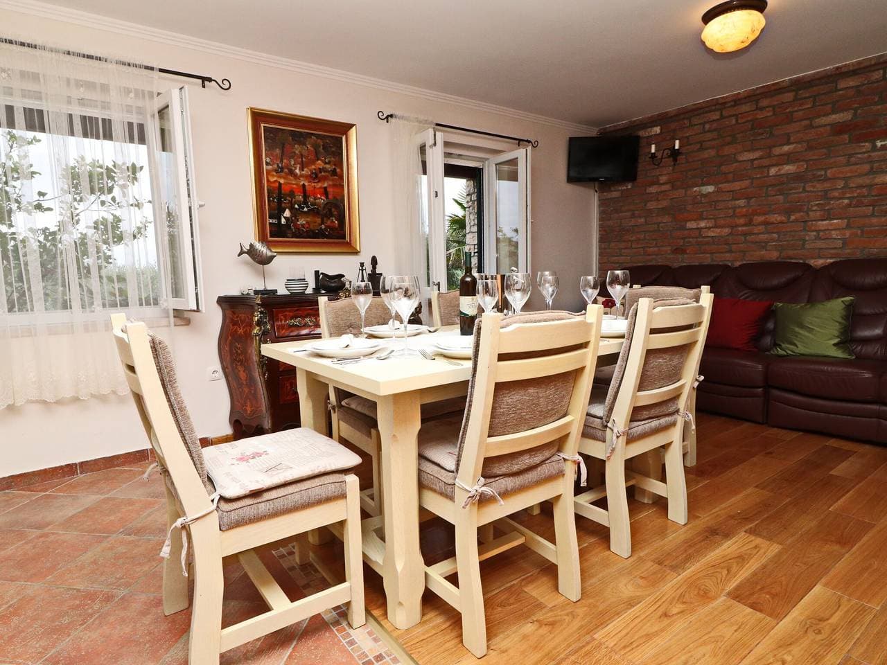 Foto 7 von 50: Stone House San Pelegrin-Two Bedroom Holiday Home with Terrace and Sea View