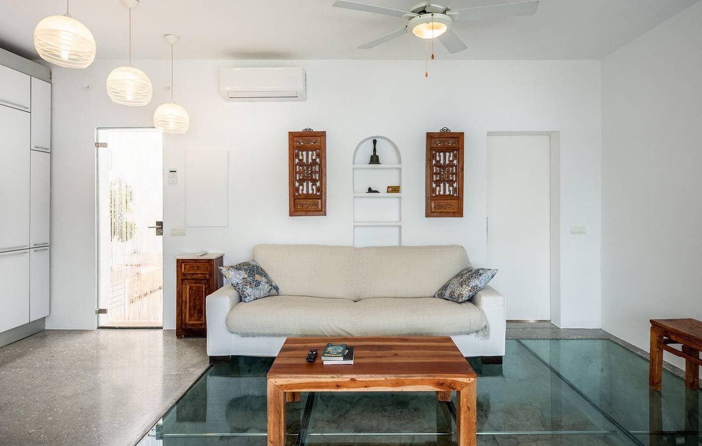 Foto 5 von 26: Appartement mit Meerblick, AC, Parkplatz und Terrasse - 2km bis Platja Los Molinos