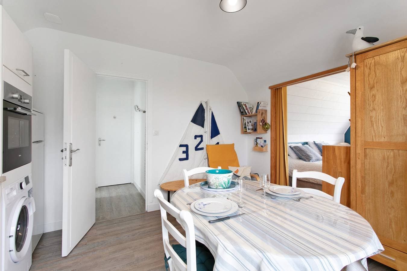 Foto 7 von 22: Studio „Port Lazo“ mit Meerblick, privater Terrasse und WLAN