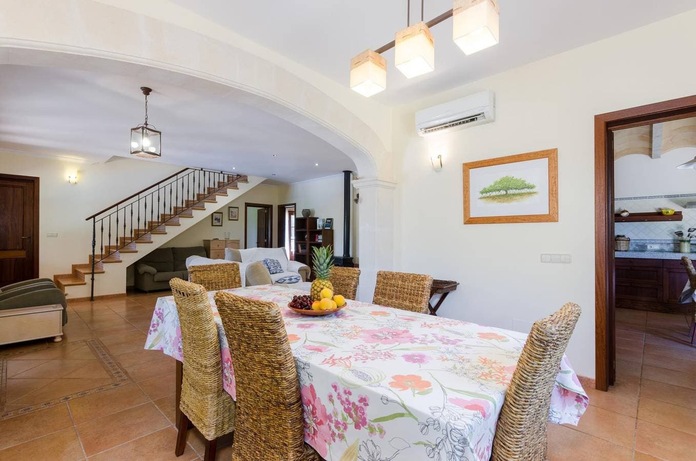 Foto 13 von 45: Es Vedat  6- Ferienhaus mit privaten Pool in Lloret De Vistalegre. WiFi gratis