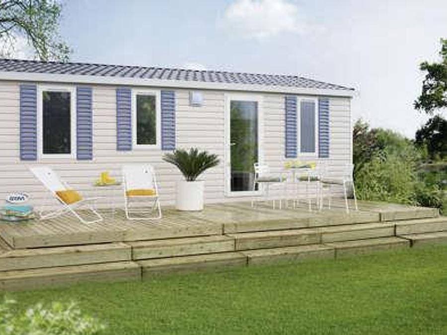 Foto 11 von 26: Flower Camping L'Ile Des Trois Rois - Mobilheim 4 personen - Komfort Pmr