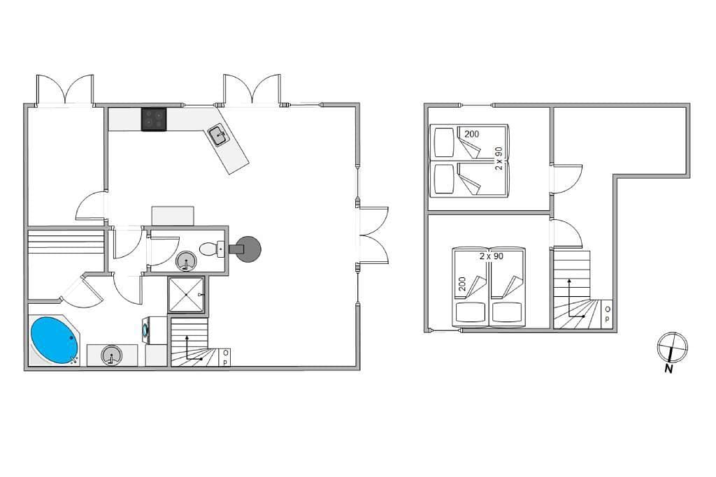Foto 6 von 26: Helle Ferienwohnung mit Sauna und Whirlpool