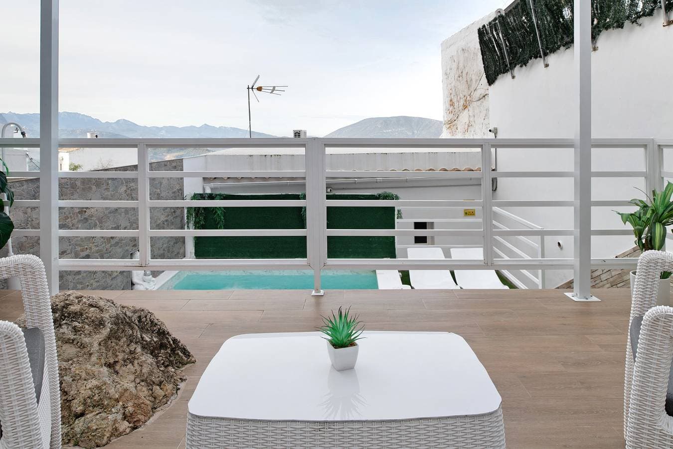 Foto 2 von 29: Ferienhaus Villa Españolillas mit Bergblick, Pool, Terrasse und WLAN