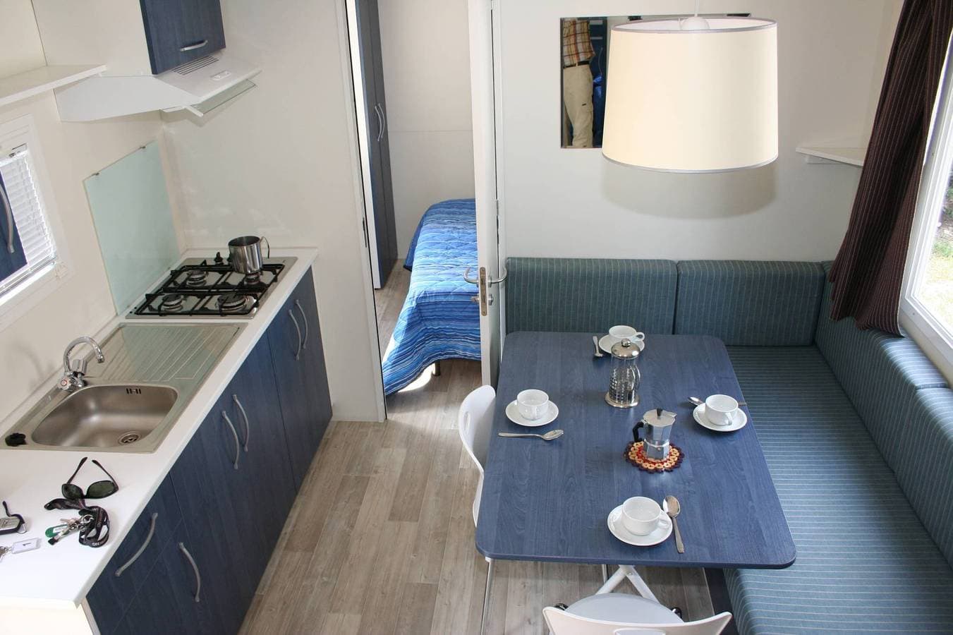 Foto 6 von 25: Camping Bella Italia Sardinia Mobilehome Happy Easy für 6 Personen