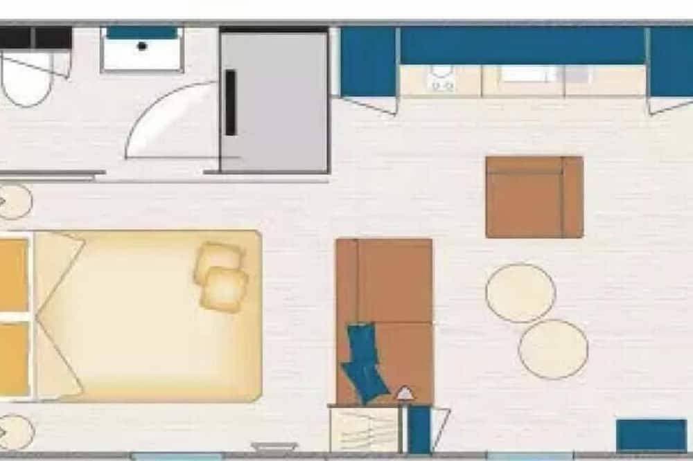Foto 10 von 14: ZEcamping 4 étoiles piscine extérieur locatif TV Lv clim 20m2 2 pers