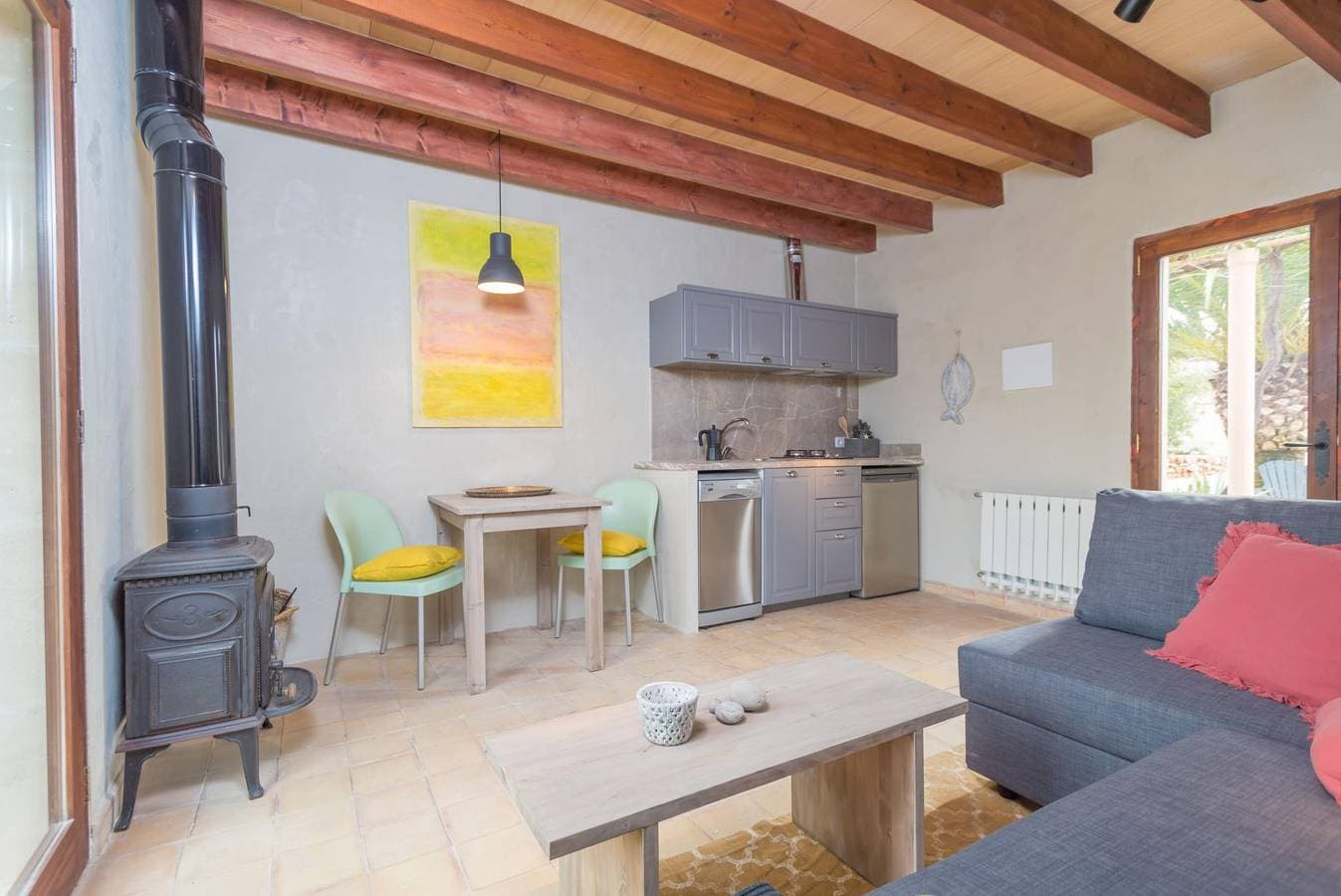 Foto 4 von 23: Can Pina -Eco Redonda 2 - Apartment mit Gemeinschaftspool in Costitx. WiFi gratis