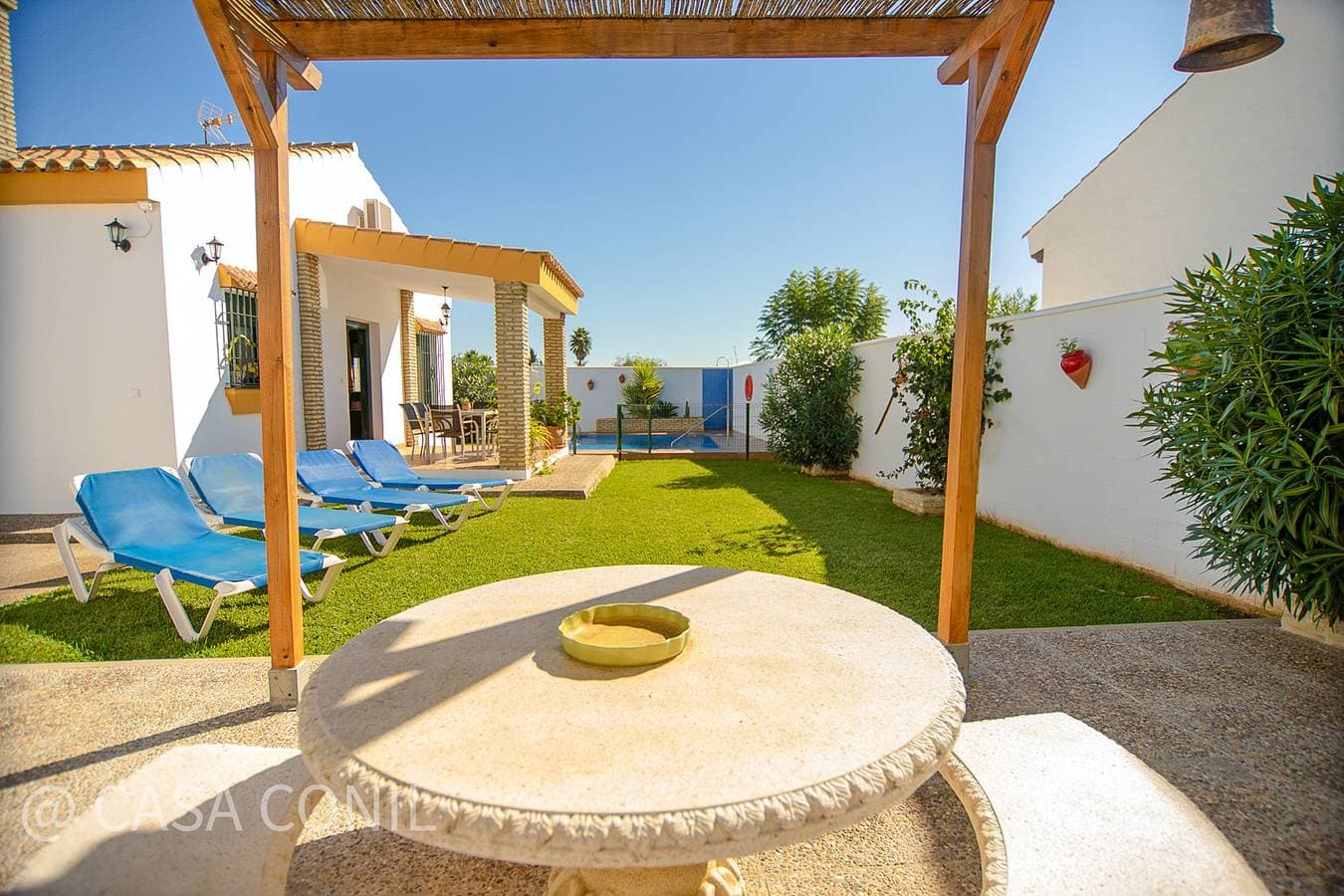 Foto 10 von 34: Privater Pool, in Fuente del Gallo, mit Klimaanlage und Internet - Casa Francis-1 -