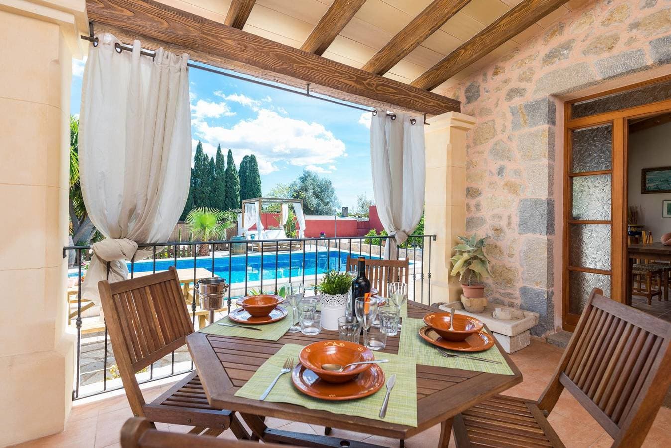 Foto 11 von 57: Es Blanquer De Na Fani - Ferienhaus mit privaten Pool in Binissalem. WiFi gratis