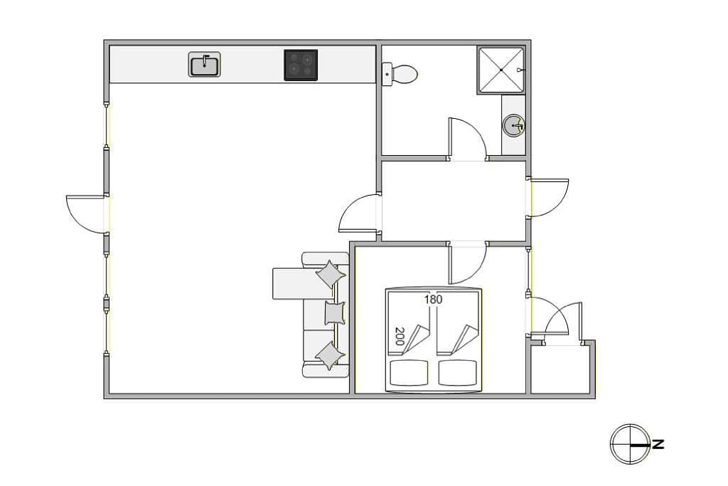 Foto 6 von 24: Moderne Ferienwohnung auf Langsand in Hvide Sande