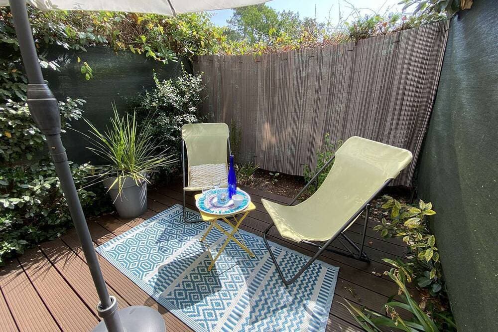 Foto 10 von 11: Studio Kabine mit schöner Terrasse in Strandnähe
