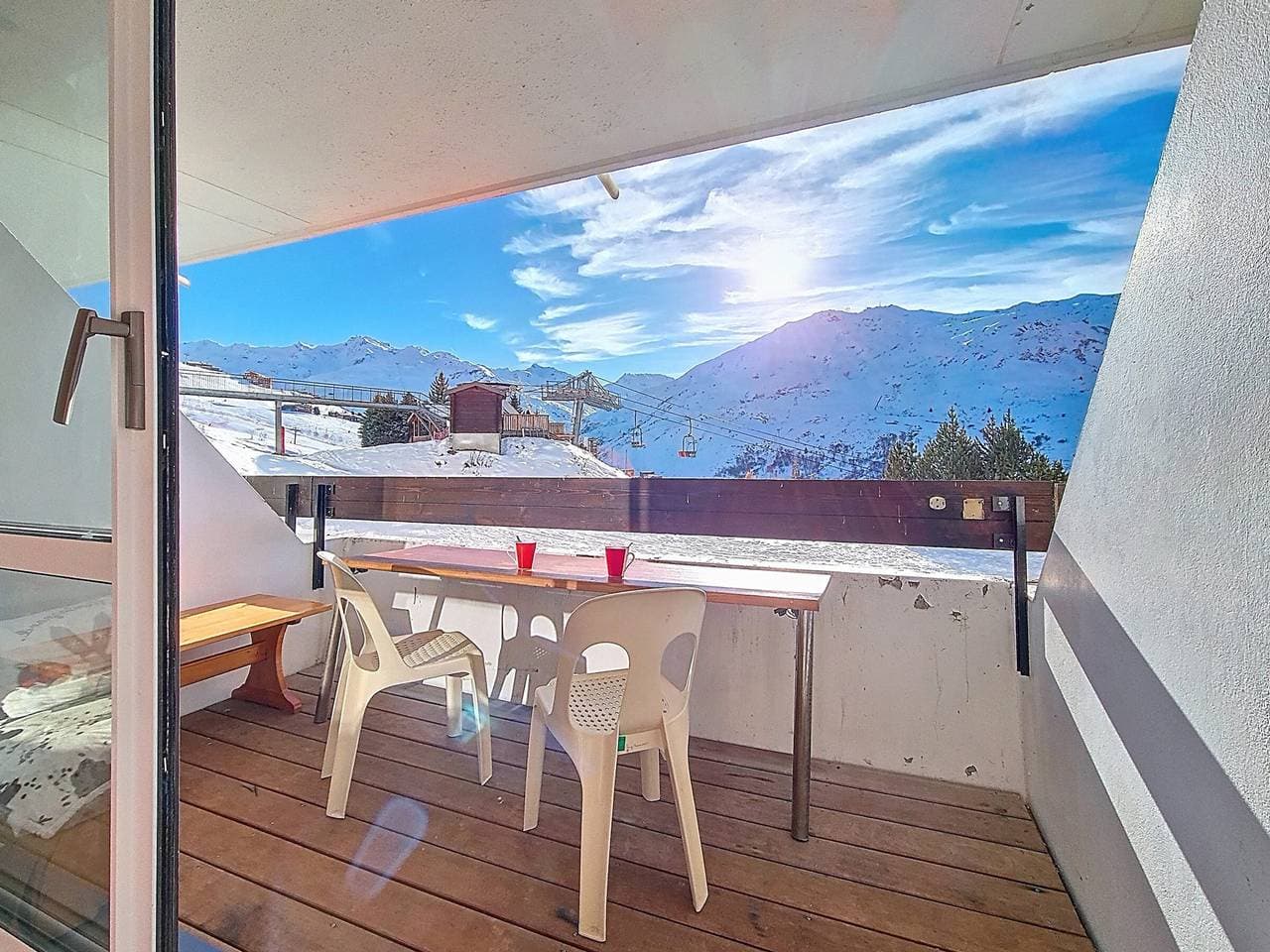 Foto 11 von 18: Renoviertes helles Studio, Ski-in/Ski-out, Balkon, 3 Personen