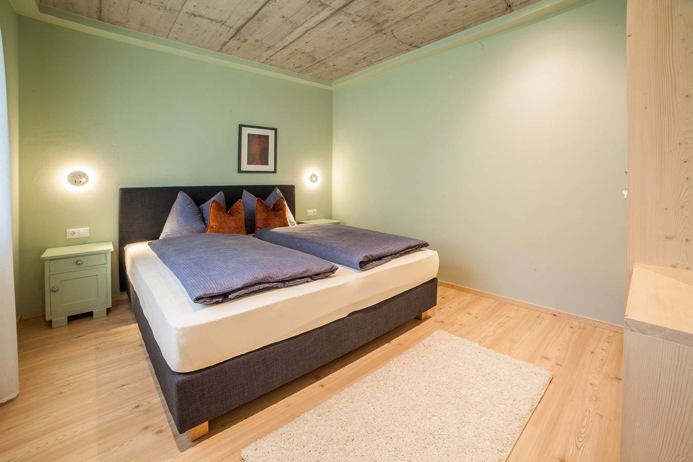 Foto 12 von 32: Ferienwohnung Das Runde mit Bergblick, WLAN, Garten und Terrasse