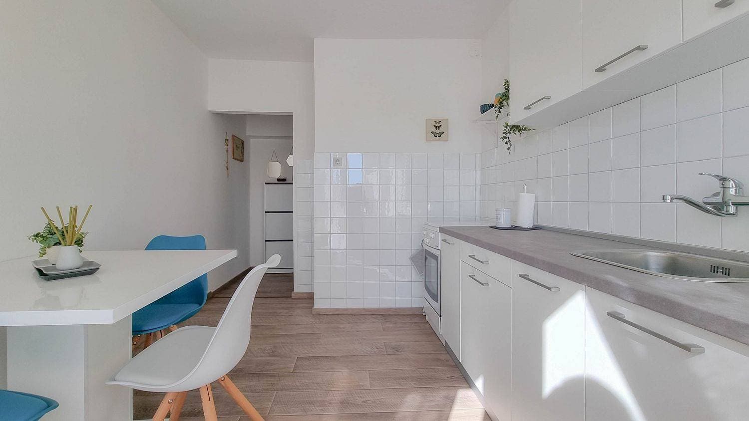 Foto 7 von 29: Hundefreundliches und modernes Apartment nur 600 Meter zum Strand mit Grillbereich