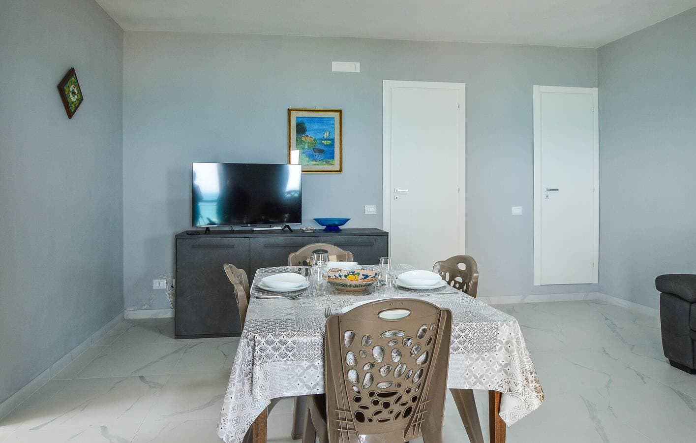 Foto 10 von 24: Appartement mit Meerblick, AC, Parkplatz, Terrasse und Küche - 700m zur Spiaggia Foggia