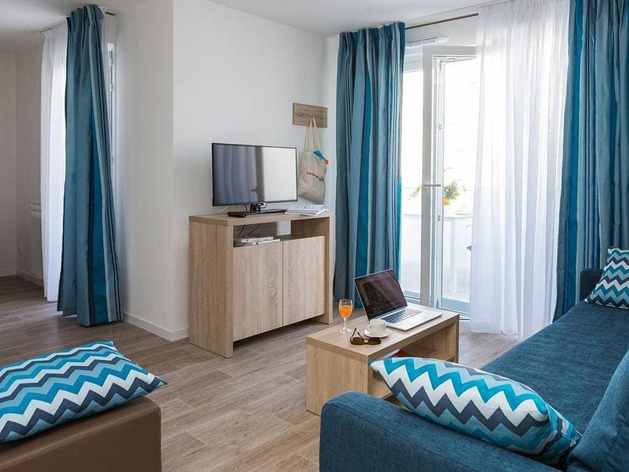 Foto 7 von 35: Résidence Odalys Collection Le Domaine des Pins - Bois de la Chaise - Studio 2 personen