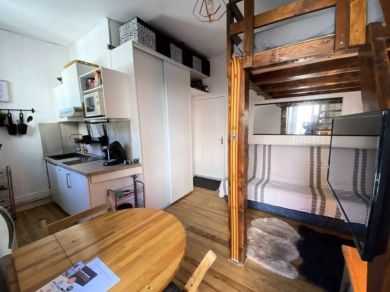Foto 4 von 12: Schönes Studio mit Zwischengeschoss und Balkon in der Nähe des Zentrums von Barèges