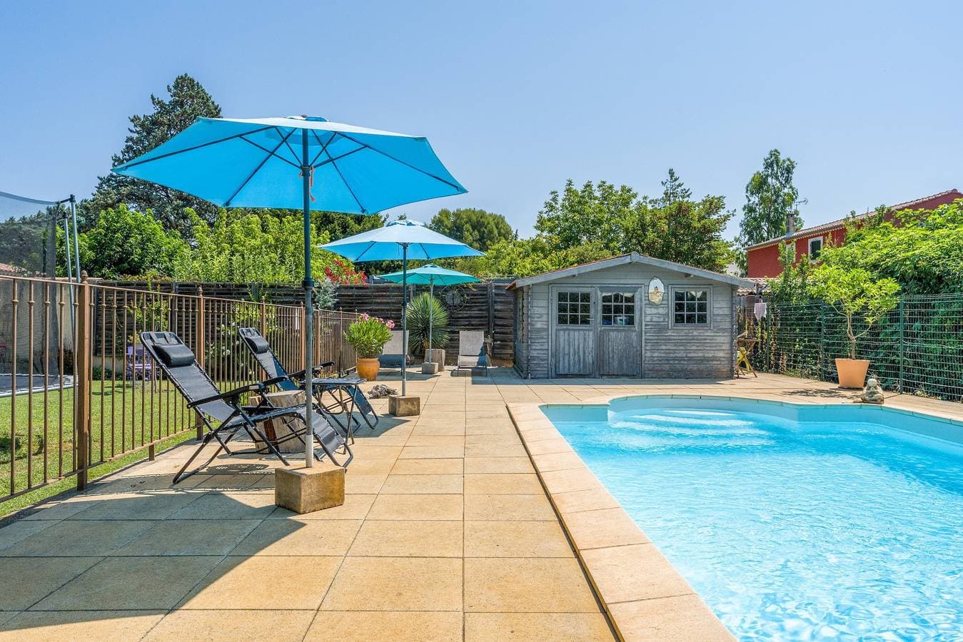 Foto 4 von 25: Bed & Breakfast 'Fleur De Garance' mit Gemeinschaftspool, privater Terrasse und WLAN