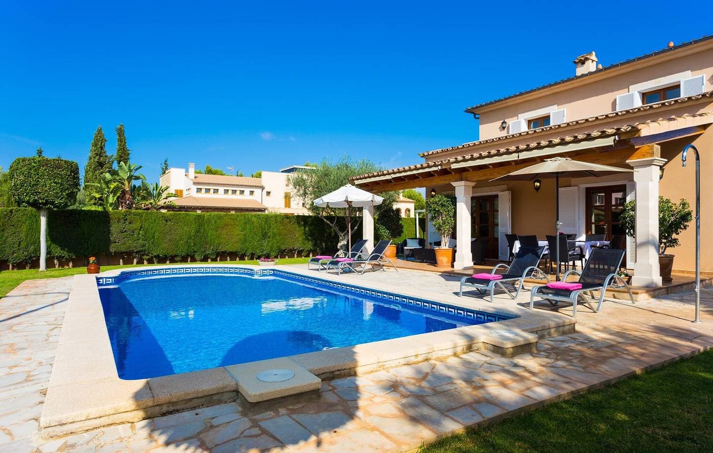 Foto 5 von 52: Gemütliches Apartment mit Pool und Terrasse in der Nähe des Strandes Caló d'en Rafalino