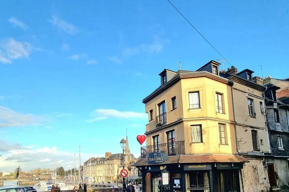 Foto 9 von 12: Le Carré - Studio Am Hafen von Honfleur - Unglaubliche Aussicht, 2 P