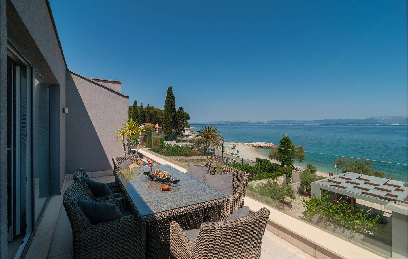 Foto 2 von 27: Gemütliche 190 m² große Wohnung mit WLAN, Klimaanlage und Terrasse – 400 m vom Strand entfernt