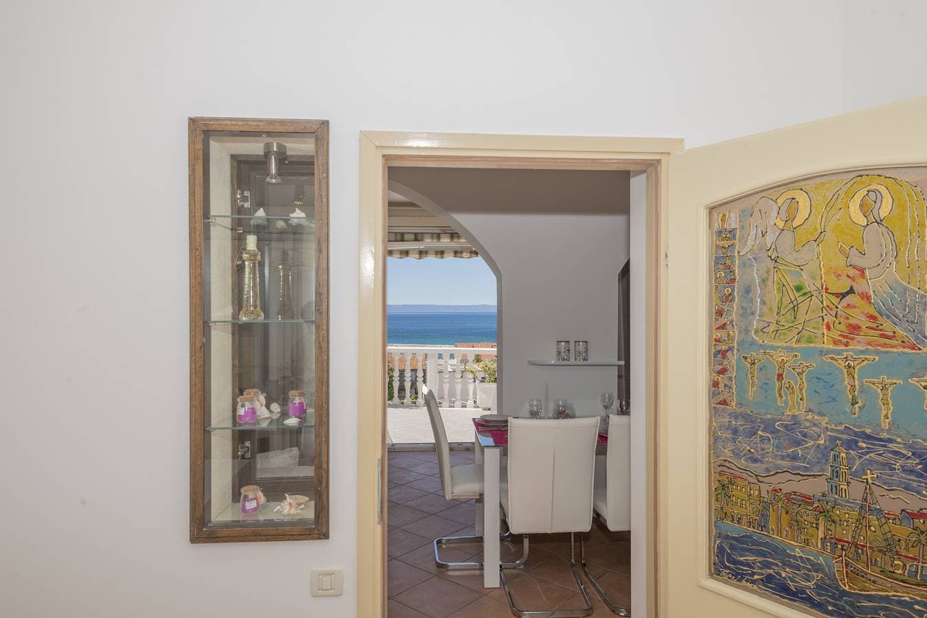 Foto 12 von 20: 2-Zimmer-Ferienwohnung mit Terrasse und Meerblick Baska Voda, Makarska -a