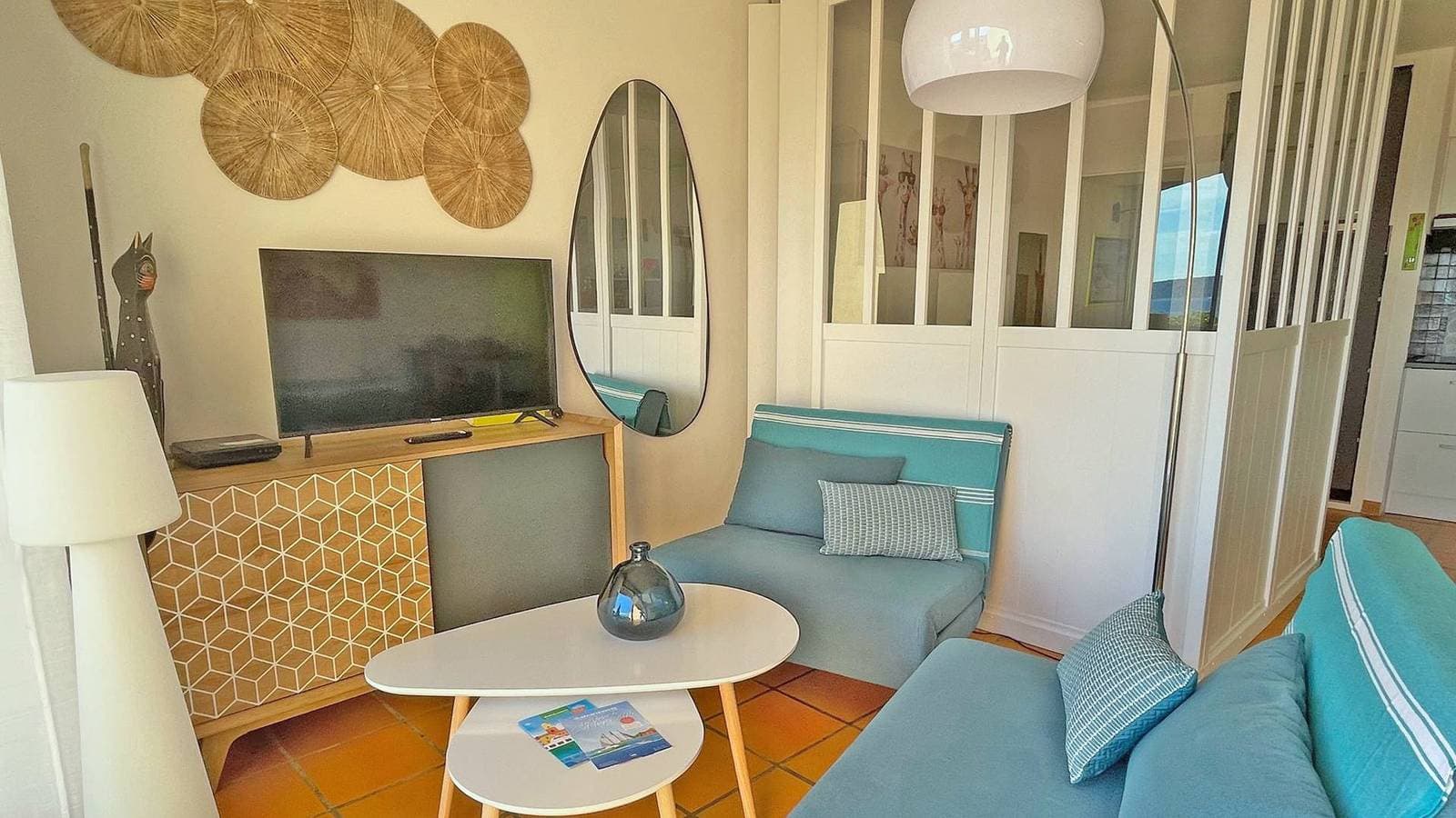 Foto 8 von 13: Studio - 2/4 Personen - Meerblick - Klimaanlage - Pool der Residenz - WLAN - Strand - Sainte Maxime