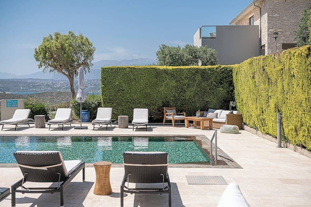 SeaCrete Seaview Mediterranean luxury Villa privet swimming pool, tennis 1