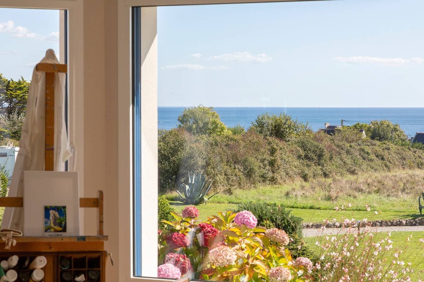 Foto 5 von 42: Gästezimmer "Océane et Framboise" mit Meerblick – Zimmer Océane