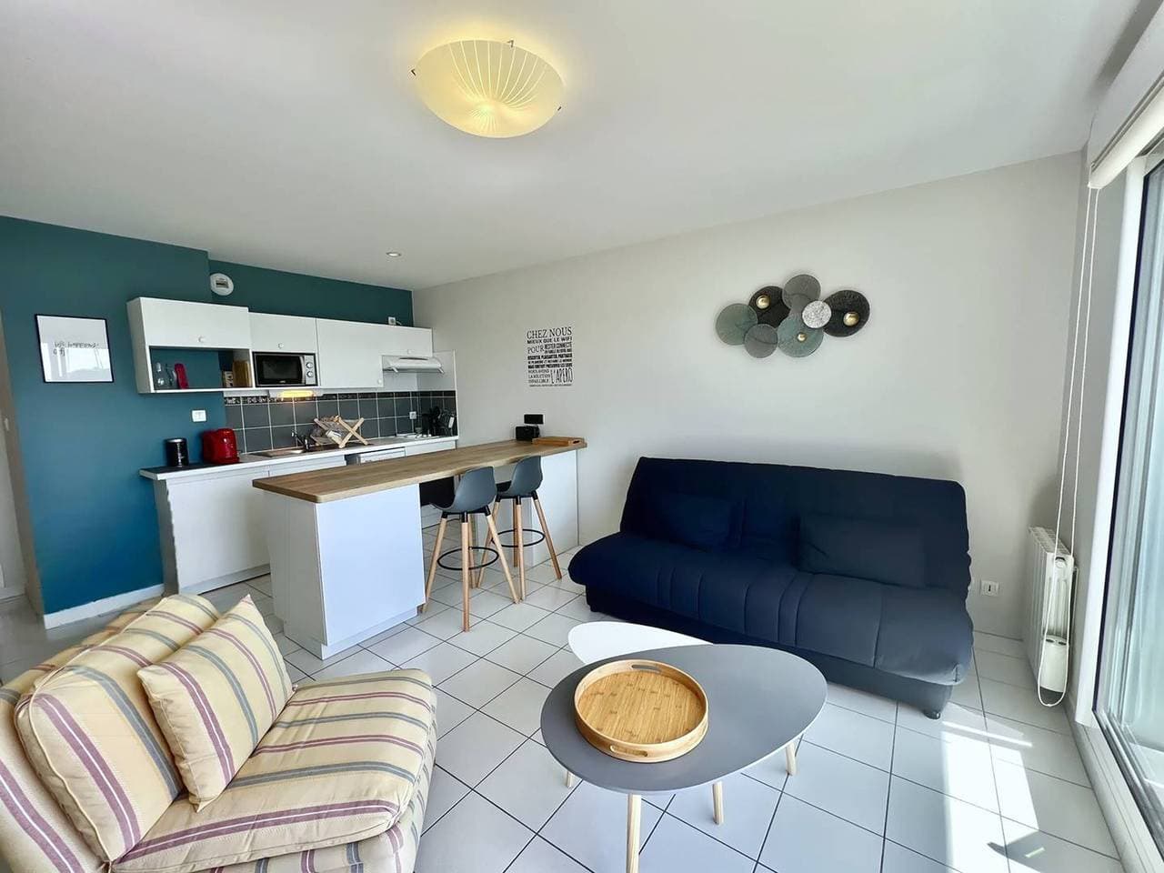 Foto 4 von 21: Étel - 42 m² Wohnung - 2 Zimmer - WIFI - Nahe des Hafens