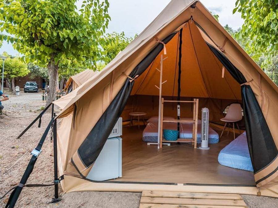 Foto 12 von 28: Camping Cambrils Caban - Zelt 3 personen - Glamping Rafal 1/3 pers