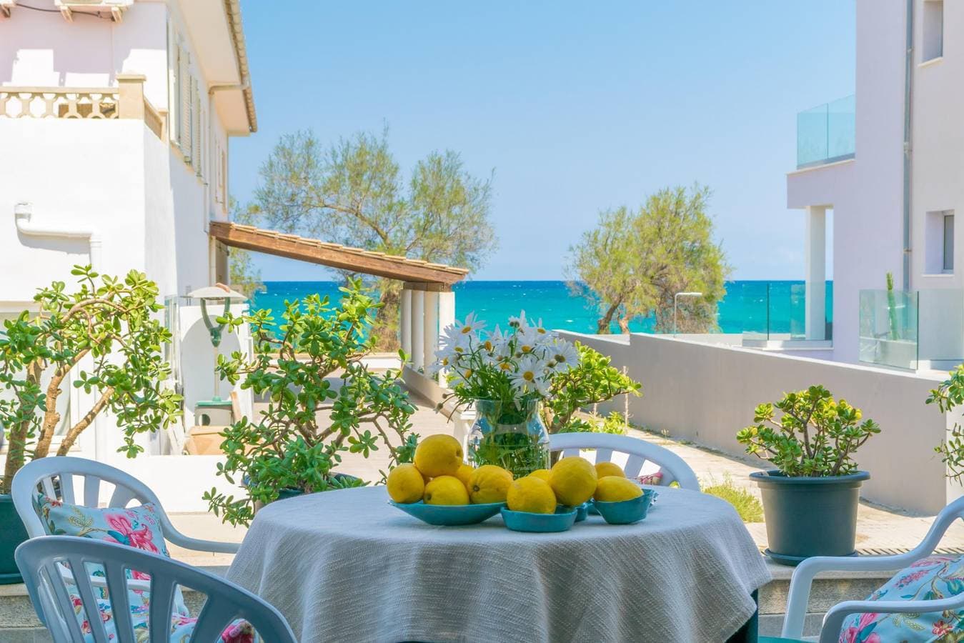 Can Munar - Ferienhaus mit Meerblick in Son Serra de Marina. WiFi gratis 1