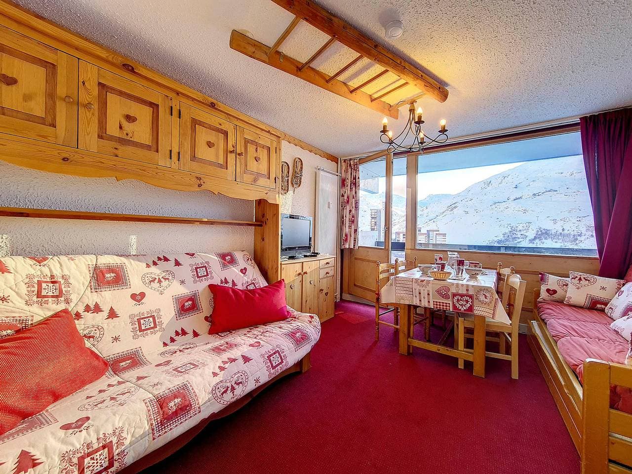Helles Studio direkt an der Piste mit Balkon 1