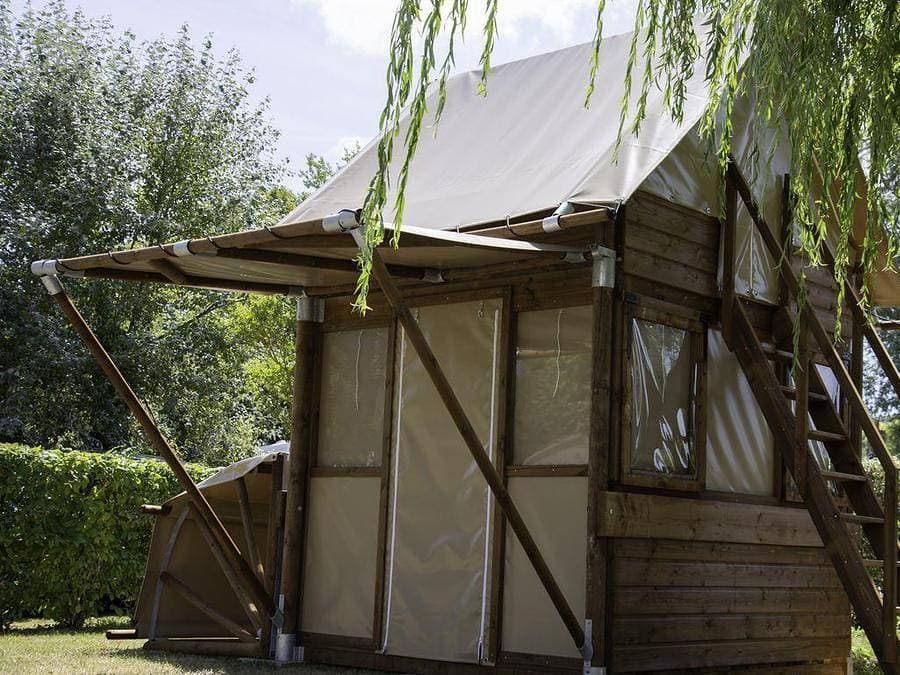 Foto 5 von 11: Camping Du Lac Terre d'Auge - Safarizelt 2 personen - Biwakzelt (nur für Radfahrer)