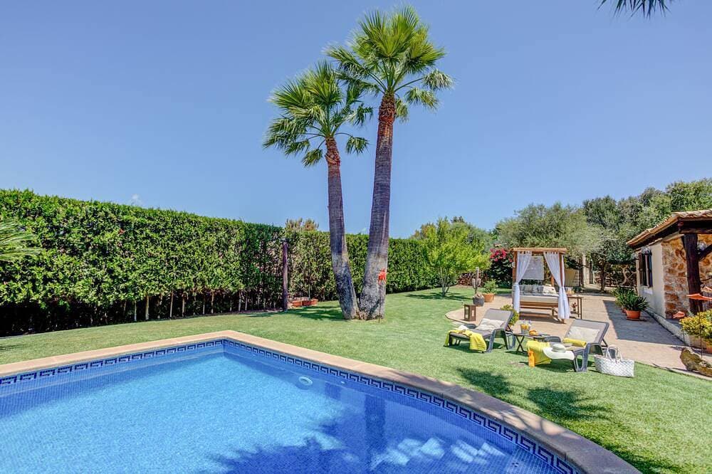 Foto 10 von 30: Schöne Rustikale Villa In Alcudia, 1Km Vom Strand Entfernt, Kostenloses WIFI, Privater Pool.