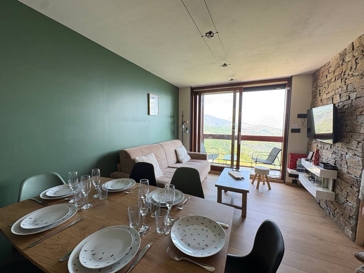Foto 3 von 21: Flocons 48 Le Corbier – Komfortables neues Apartment direkt an der Skipiste