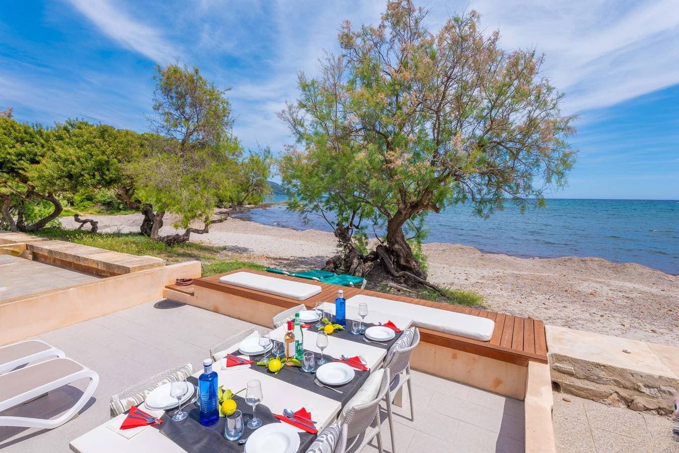 Foto 4 von 39: Cas Ferrerico - Gemütliches Sommerhaus direkt am Strand. Wifi gibt es gratis.