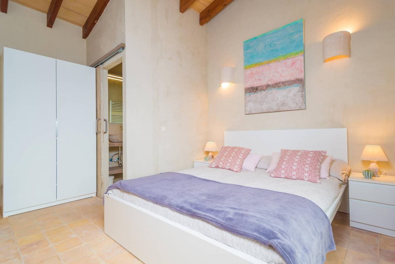 Foto 13 von 19: Can Pina - Eco Redonda 1- Apartment mit Gemeinschaftspool in Costitx. WiFi gratis