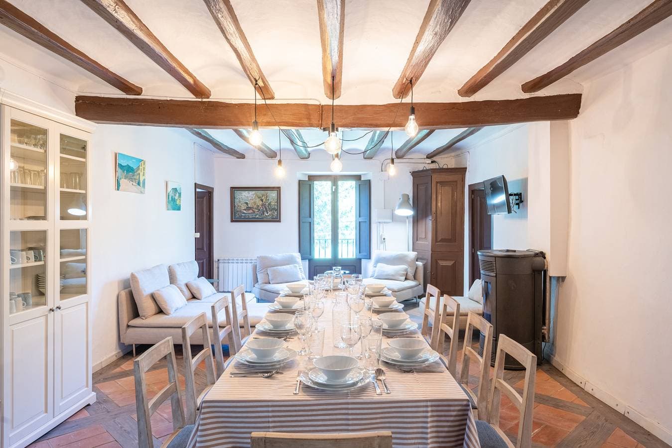 Foto 5 von 40: Majordoms Famada - Casa rural für 11 in La Vall d'en Bas, La Garrotxa