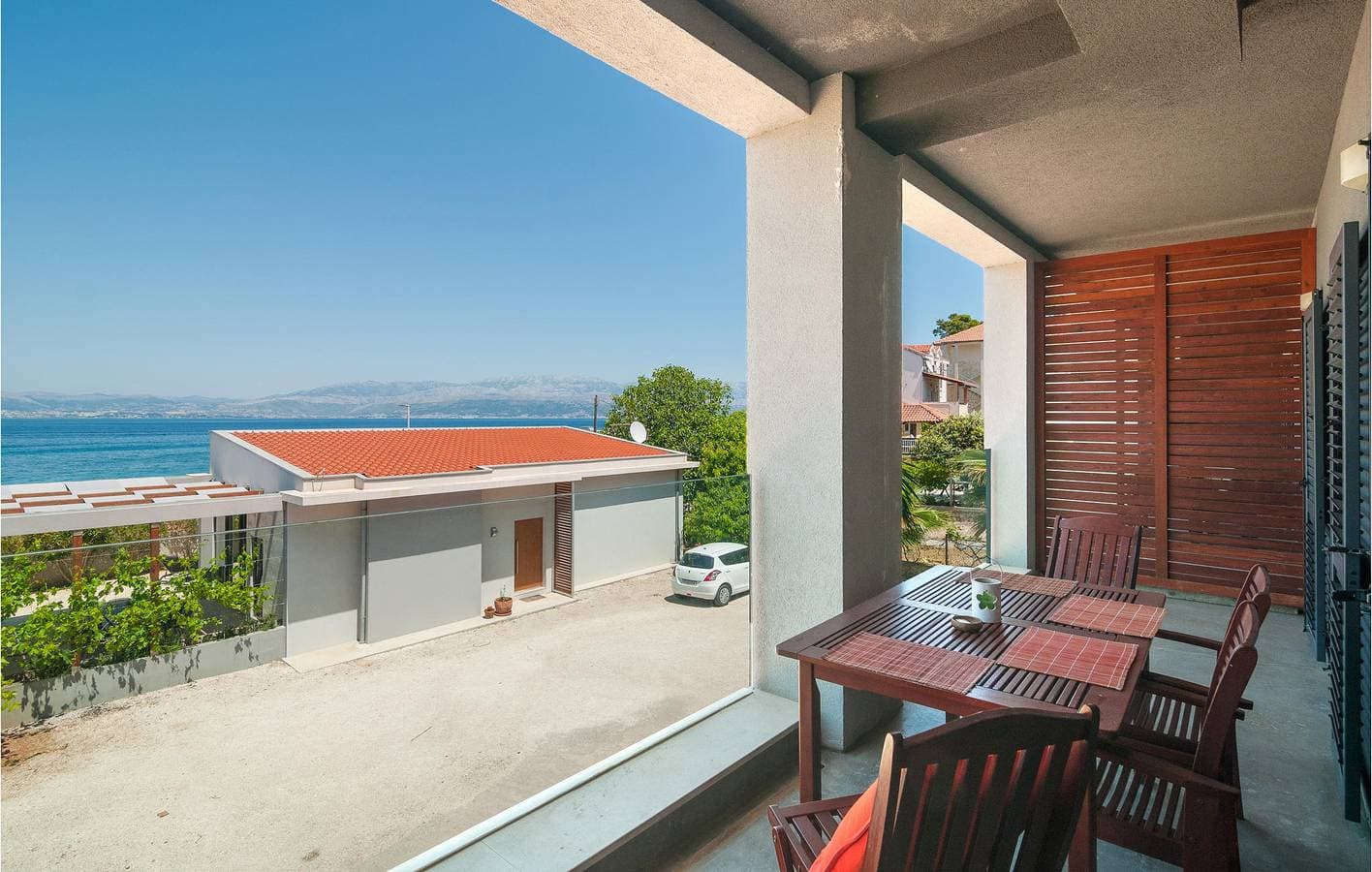 Foto 2 von 13: Gemütliche 1-Zimmer-Wohnung mit Terrasse, 400 m zum Strand und kostenlosen Parkplätzen