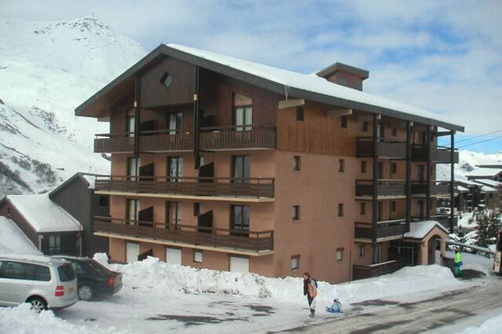 Foto 11 von 15: Funktionelles Studio in Menuires, nahe Pisten, Balkon