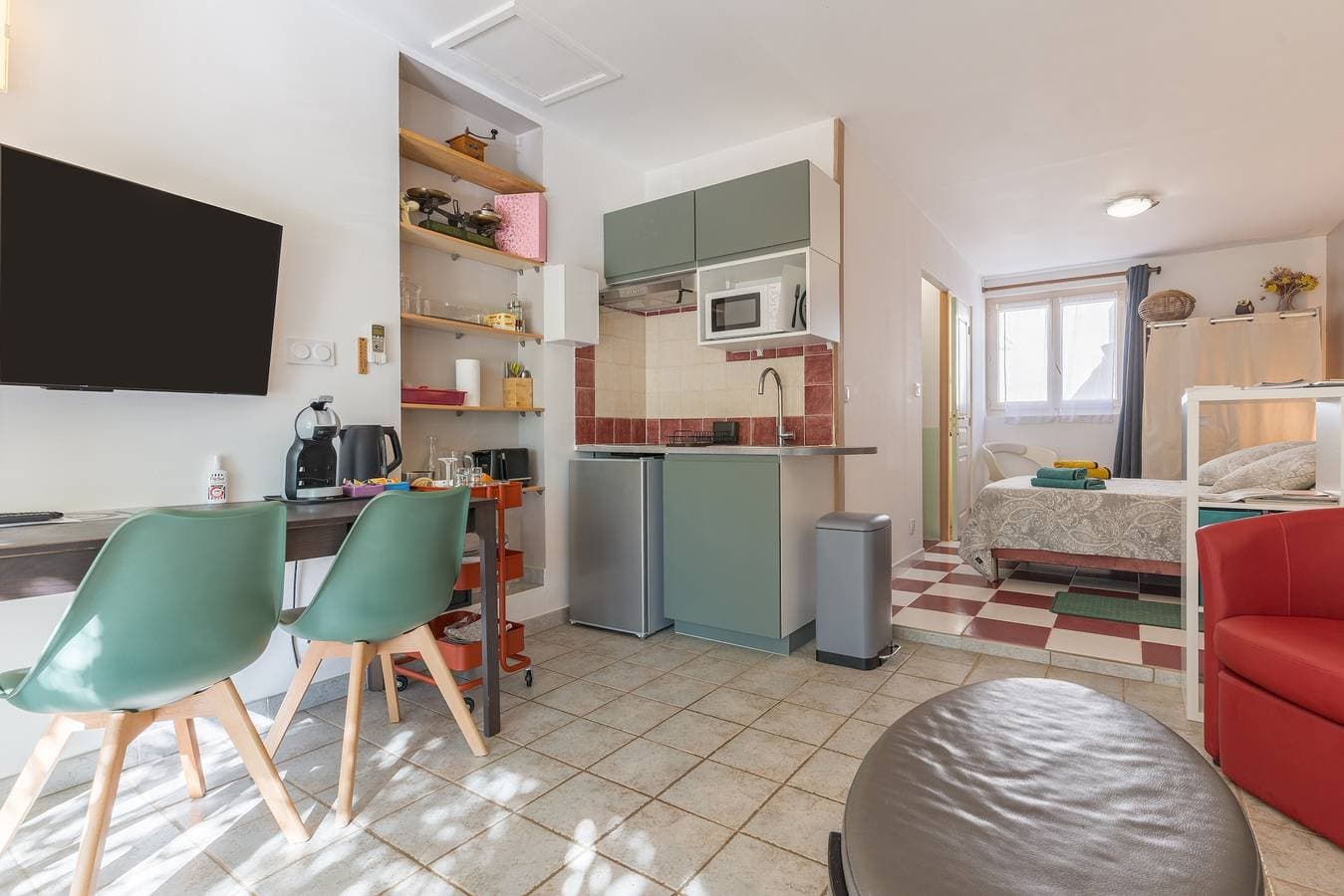 Foto 3 von 18: Studio-Apartment 'La Dolce Vita' mit Gemeinschaftspool, WLAN und Klimaanlage