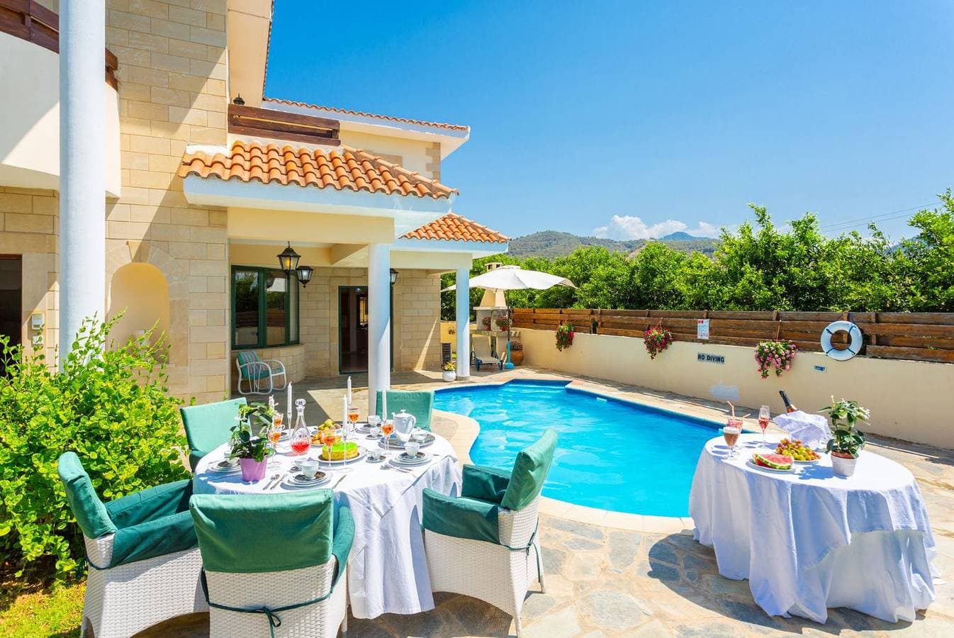 Foto 7 von 42: Villa für 8 Personen mit Meerblick