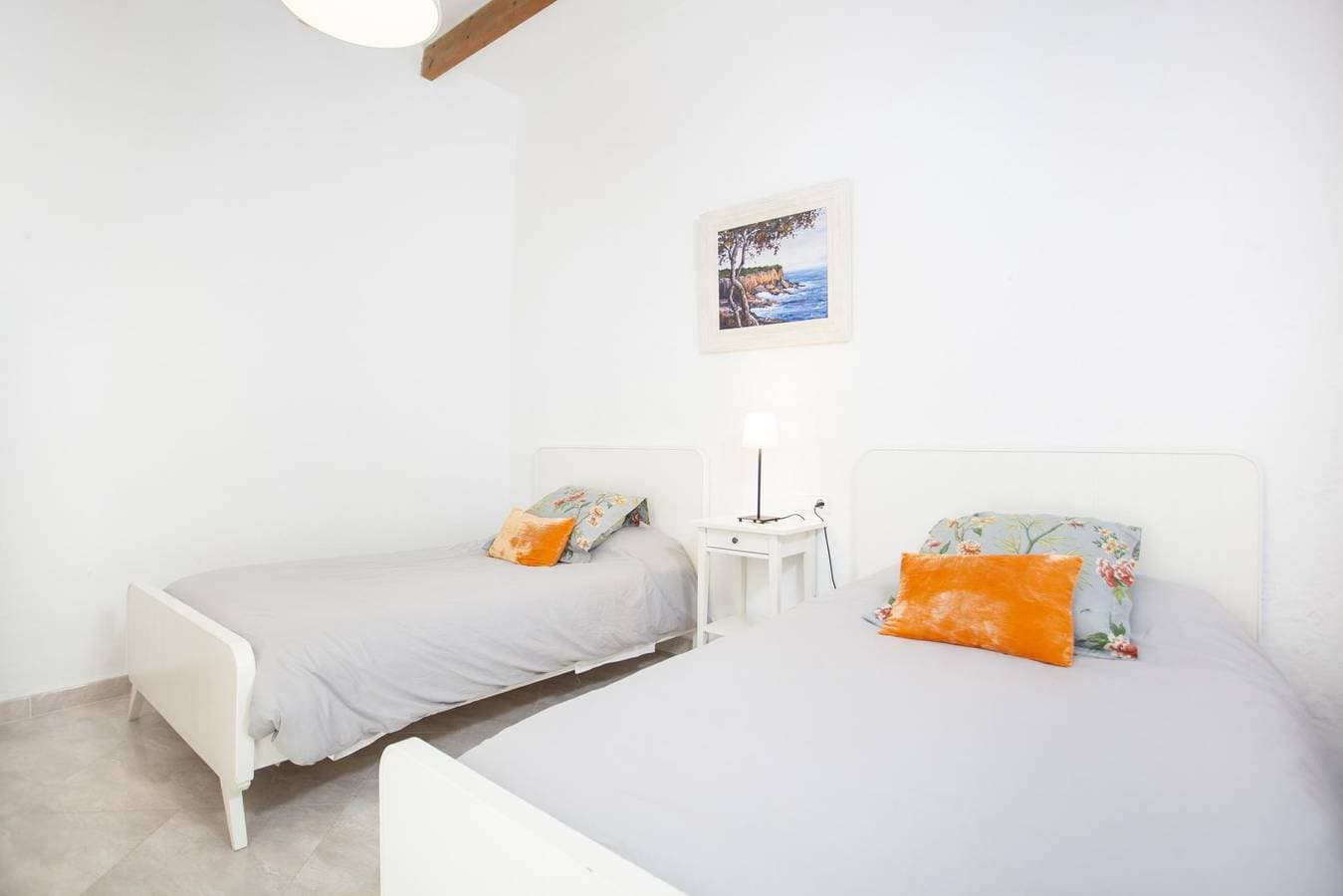 Foto 12 von 26: Tres Pins - Schönes Ferienhaus mit privater Terrasse und 300 m vom Strand entfernt. Kostenlosem W-Lan