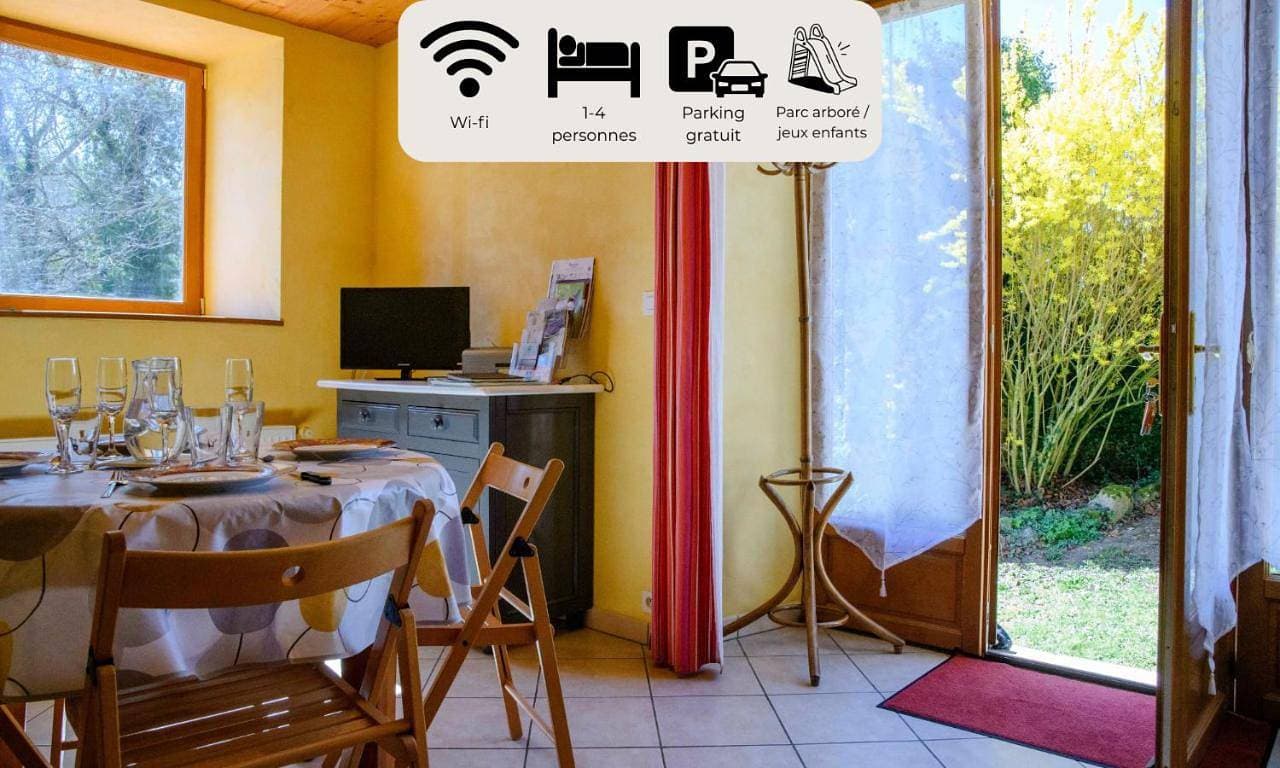 Maison en Pierre avec Jardin 4 Voyageurs 1